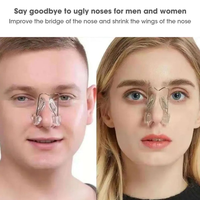 Silicone Nose Shaper Clip Comfortable Nose Lifter Slimming Beauty Tool For Temporary Shaping And 5