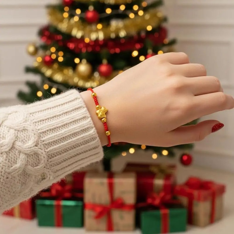 2026 Year Of The Horse Red Lucky Rope Bracelet For Women Chinese Style Beaded Charm New Year Bless 5