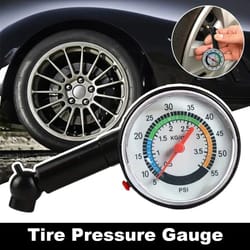 high-precision mechanical tire pressure gauge - accurate psi monitor for cars, fast read dial, durable air check tool
