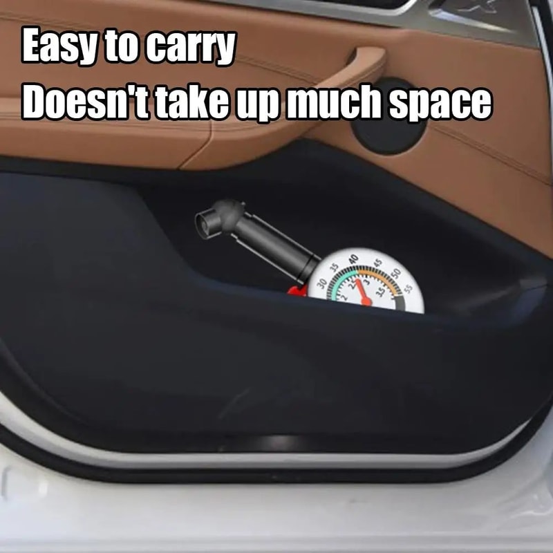 HighPrecision Mechanical Tire Pressure Gauge Accurate PSI Monitor For Cars Fast Read Dial Durable 3