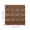 27 Pcs Interlocking Solid Wood Deck Tiles DIY Outdoor Flooring For Patio Garden Terrace Poolside 5