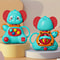 3in1 Blue Elephant Spinning Top Toy With Strong Suction Cup Baby Sensory Play High Chair Travel Gi 3