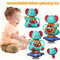 3in1 Blue Elephant Spinning Top Toy With Strong Suction Cup Baby Sensory Play High Chair Travel Gi 4