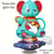 3in1 Blue Elephant Spinning Top Toy With Strong Suction Cup Baby Sensory Play High Chair Travel Gi 7