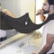 Beard Catcher Bib Apron With Suction Cups NoMess Shaving Trimming Cape For Men Easy Clean Grooming 0