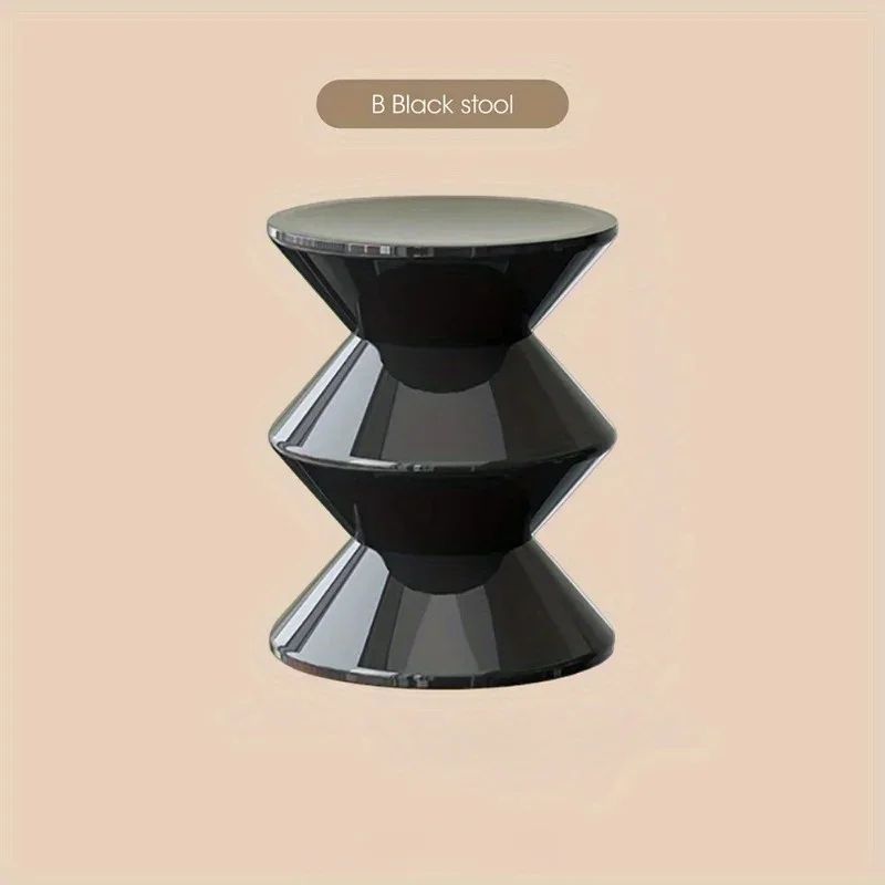 Modern Plastic Side End Table Durable Small Coffee Table Nightstand For Living Room Sofa Hallway B 5