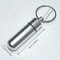Waterproof Aluminum Pill Box Keychain With Carabiner Outdoor Travel Medicine Case Container Secure 3