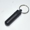 Waterproof Aluminum Pill Box Keychain With Carabiner Outdoor Travel Medicine Case Container Secure 6