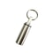 Waterproof Aluminum Pill Box Keychain With Carabiner Outdoor Travel Medicine Case Container Secure 7