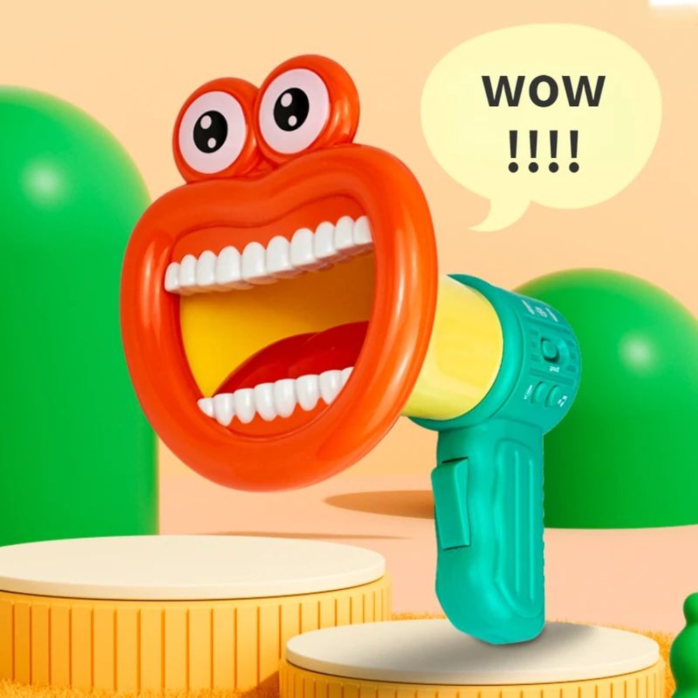 Kids Voice Changer Megaphone With Recorder Sound Effects Funny Handheld Mic Speaker Toy For Ages 5