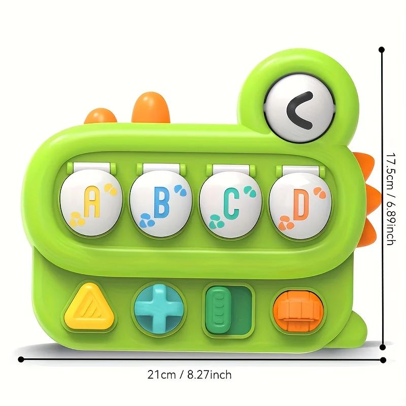 Dinosaur Press Toys For Toddlers 18 Months ABS Sensory Popper Set For Early Learning Fine Motor P 1
