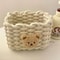 Handmade Cotton Rope Storage Basket Little Bear Cute Desktop Organizer For Cosmetics Sundries EcoF 15