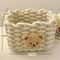 Handmade Cotton Rope Storage Basket Little Bear Cute Desktop Organizer For Cosmetics Sundries EcoF 7
