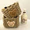 Handmade Cotton Rope Storage Basket Little Bear Cute Desktop Organizer For Cosmetics Sundries EcoF 11