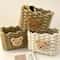 Handmade Cotton Rope Storage Basket Little Bear Cute Desktop Organizer For Cosmetics Sundries EcoF 13