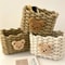 Handmade Cotton Rope Storage Basket Little Bear Cute Desktop Organizer For Cosmetics Sundries EcoF 13