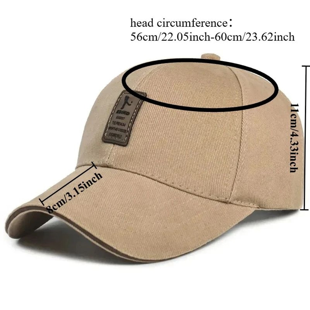 Unisex Adjustable Baseball Cap For Outdoor Sports Breathable Sun Hat For Golf Casual Wear AllSeaso 5