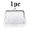 Transparent PVC Coin Purse Mini Makeup Bag Travel Storage Pouch For Change Earbuds Lipstick Hasp 6