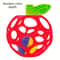 Apple Sensory Bell Rattle Ball For Babies 0 ABS Tactile Teether Toy Motor Skills Puzzle CE Safe Gi 4