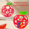 Apple Sensory Bell Rattle Ball For Babies 0 ABS Tactile Teether Toy Motor Skills Puzzle CE Safe Gi 5
