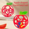 Apple Sensory Bell Rattle Ball For Babies 0 ABS Tactile Teether Toy Motor Skills Puzzle CE Safe Gi 5