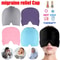 Gel Ice Head Wrap For Migraine Relief Adjustable Cold Compress Cap For Headaches Eye Strain Reusab 5