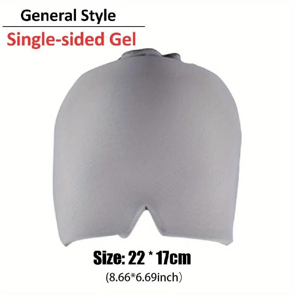 Gel Ice Head Wrap For Migraine Relief Adjustable Cold Compress Cap For Headaches Eye Strain Reusab 8