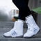 Waterproof Reusable Shoe Covers W Button AntiSkid Washable Overshoes TwoTone Durable Rain Mud Pro 1