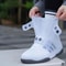 Waterproof Reusable Shoe Covers W Button AntiSkid Washable Overshoes TwoTone Durable Rain Mud Pro 7