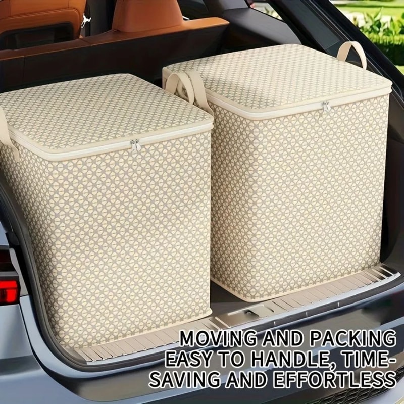 Extra Large Under Bed Storage Bag W Zipper Bedding Clothing Organizer Foldable Space Saver For Cl 5