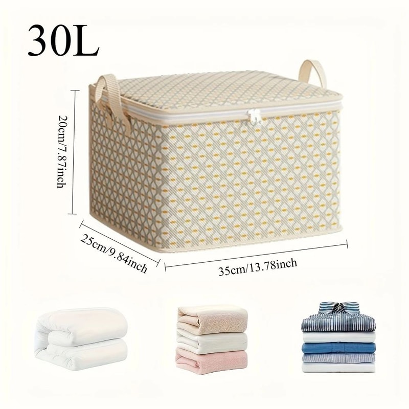 Extra Large Under Bed Storage Bag W Zipper Bedding Clothing Organizer Foldable Space Saver For Cl 6