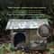 Outdoor Camouflage Cat House Warm Oxford Fabric Pet Shelter FourSeason Closed Cat Nest For Cold We 0