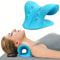 Portable Cervical Traction Neck Pillow Shoulder Relaxation Corrector For Spinal Alignment Tension 0