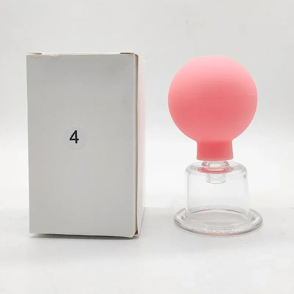 Glass Vacuum Cupping Set For Face Body Silicone Suction Cellulite Massager Cups For Muscle Relaxa 9