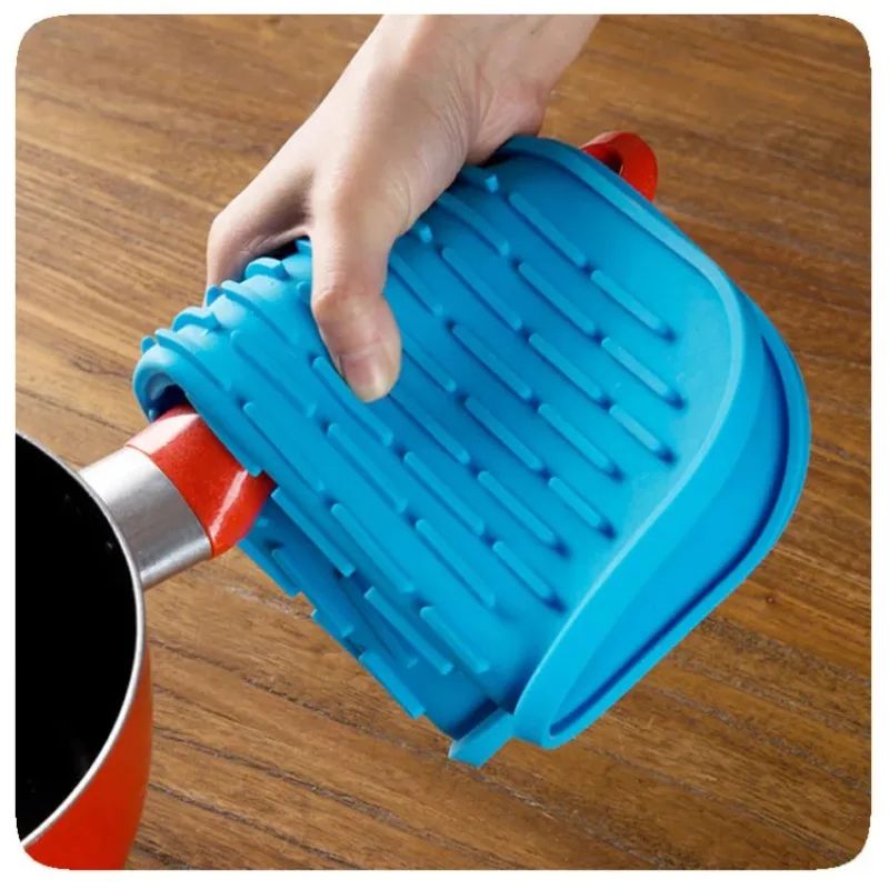 Heat Resistant Silicone Table Pad Trivet Hot Pot Pan Mat Protector Flexible EasyWash Coaster For 1