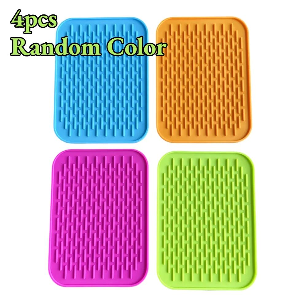 Heat Resistant Silicone Table Pad Trivet Hot Pot Pan Mat Protector Flexible EasyWash Coaster For 7