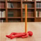 Funny Vent Pen Holder Desk Ornament Creative Red Villain Pen Plug Stand Cute Office Decor Novelty 1