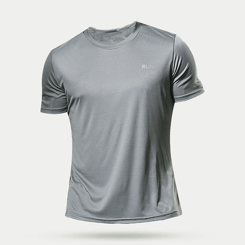 Mens Quick Dry Compression Sports TShirt Running Soccer Jersey Breathable Gym Fitness Top For Tra 8