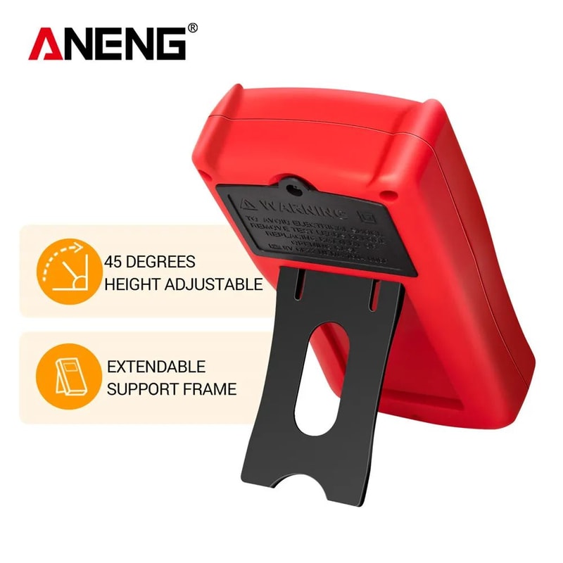 ANENG DM850 1999Count Digital Multimeter ACDC Voltage Tester Ohm Diode Meter 10A Ammeter Compact 4