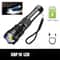 XHP50 LED Flashlight 1000LM Waterproof Zoom Torch W Side Work Light USB Rechargeable 18650 7 Modes 6