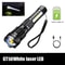 XHP50 LED Flashlight 1000LM Waterproof Zoom Torch W Side Work Light USB Rechargeable 18650 7 Modes 7