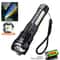 XHP50 LED Flashlight 1000LM Waterproof Zoom Torch W Side Work Light USB Rechargeable 18650 7 Modes 8