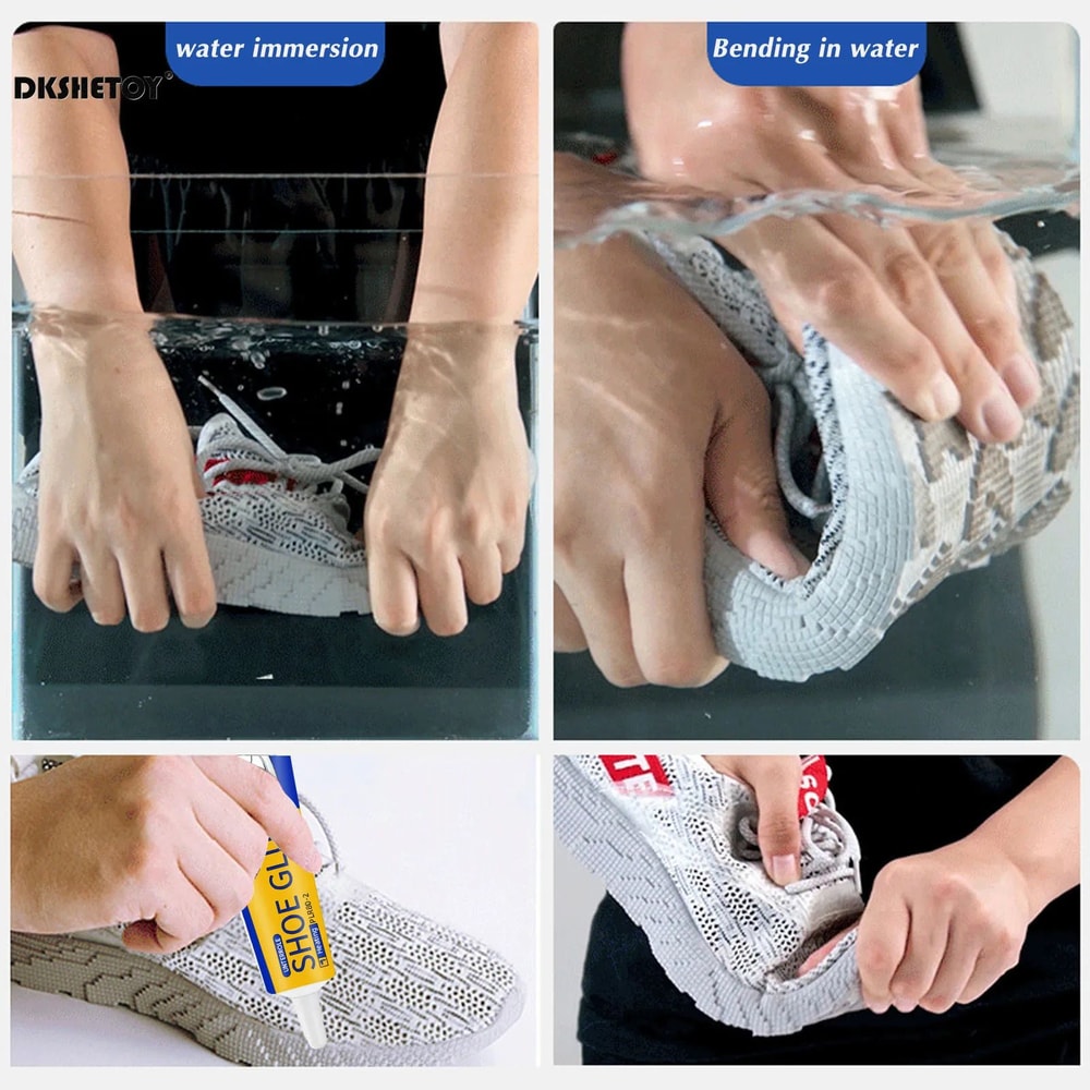 Super Strong Shoe Glue Waterproof Clear Repair Adhesive For Sneakers Boots Leather Fast Bond NonYe 4