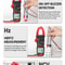 ANENG ST180 Clamp Meter 4000 Count 400A AC Ammeter Multimeter W NCV Hz Capacitance 600V Tester 11