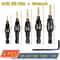 5 Pcs Countersink Drill Bit Set For Wood Screws No5 No12 Adjustable Pilot Hole Counterbore 14 In 8