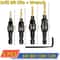 5 Pcs Countersink Drill Bit Set For Wood Screws No5 No12 Adjustable Pilot Hole Counterbore 14 In 9