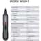 Worx 4V Cordless Mini Electric Screwdriver Set USB Rechargeable Precision Driver W 30 Bits For Hom