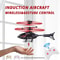 Gesture Control RC Helicopter Toy 2Channel Induction Flying Aircraft W LED Lights USB Rechargeable 0