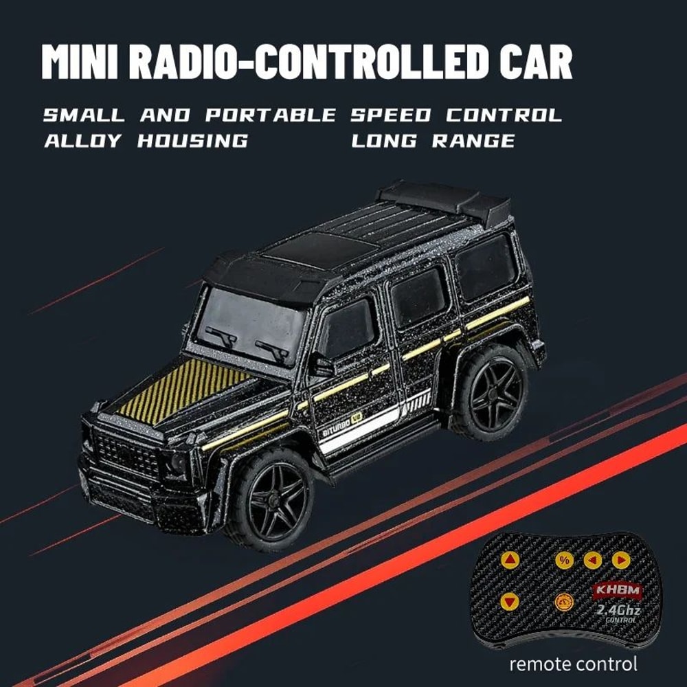 164 Mini RC Car Alloy 60Min Run Time 98131 Ft Remote Range USB Rechargeable Pocket Remote Control 8