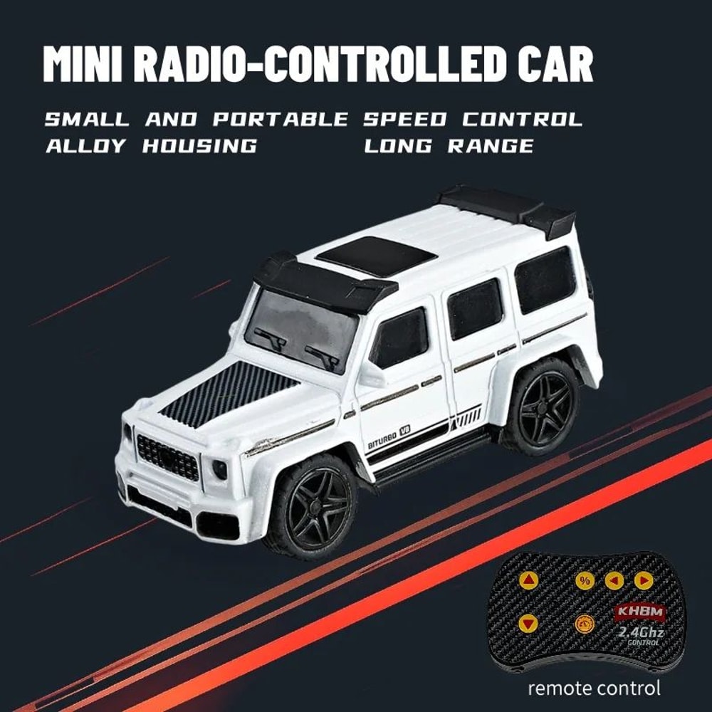 164 Mini RC Car Alloy 60Min Run Time 98131 Ft Remote Range USB Rechargeable Pocket Remote Control 9